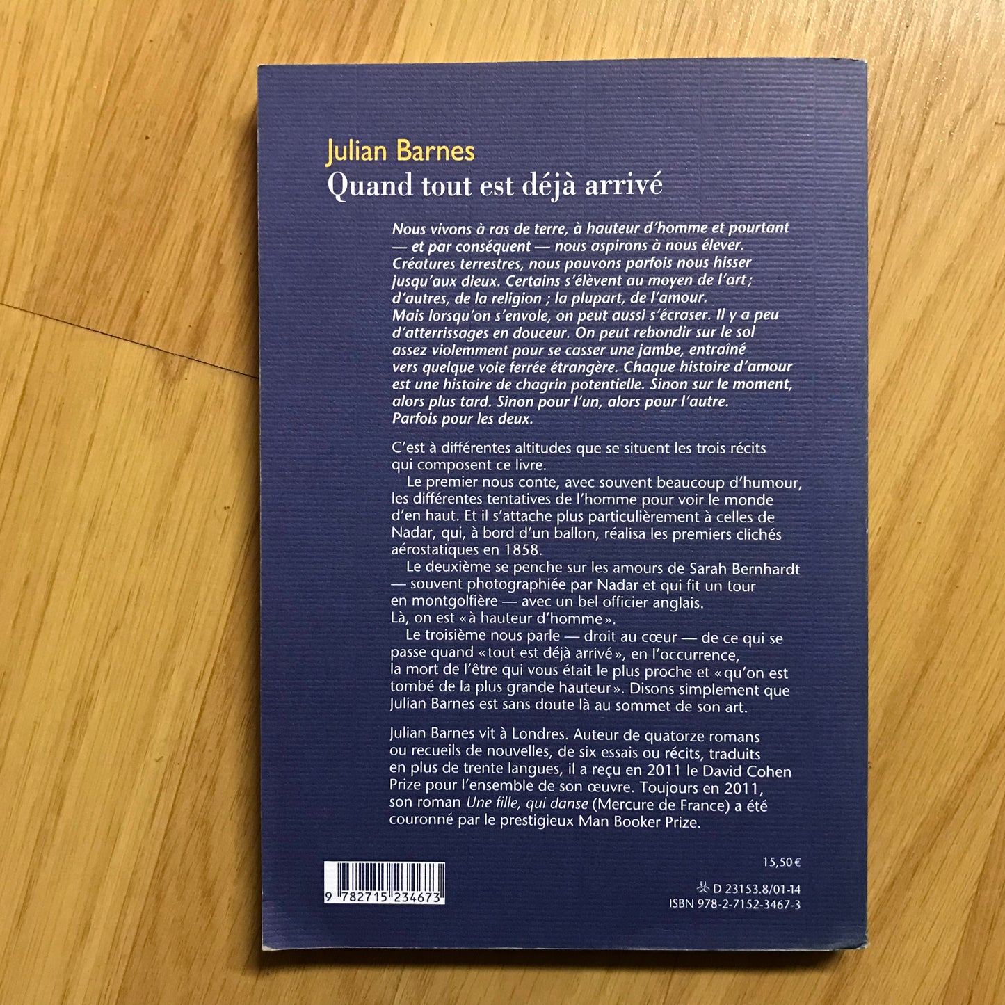 Barnes, Julian - Quand tout est déjà arrivé