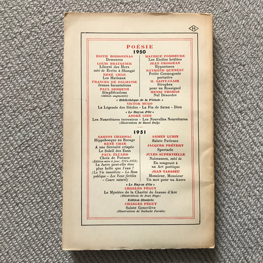 Schehadé, Georges - Les poésies