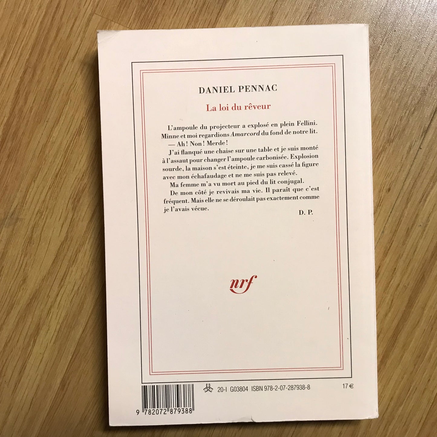 Pennac, Daniel - La loi du rêveur