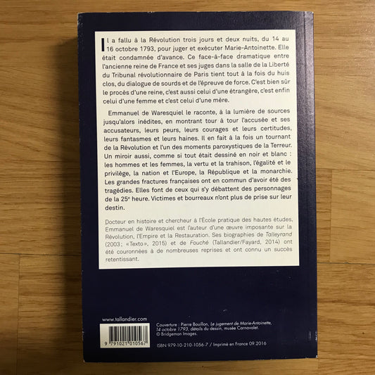 Waresquiel de, Emmanuel - Juger la reine