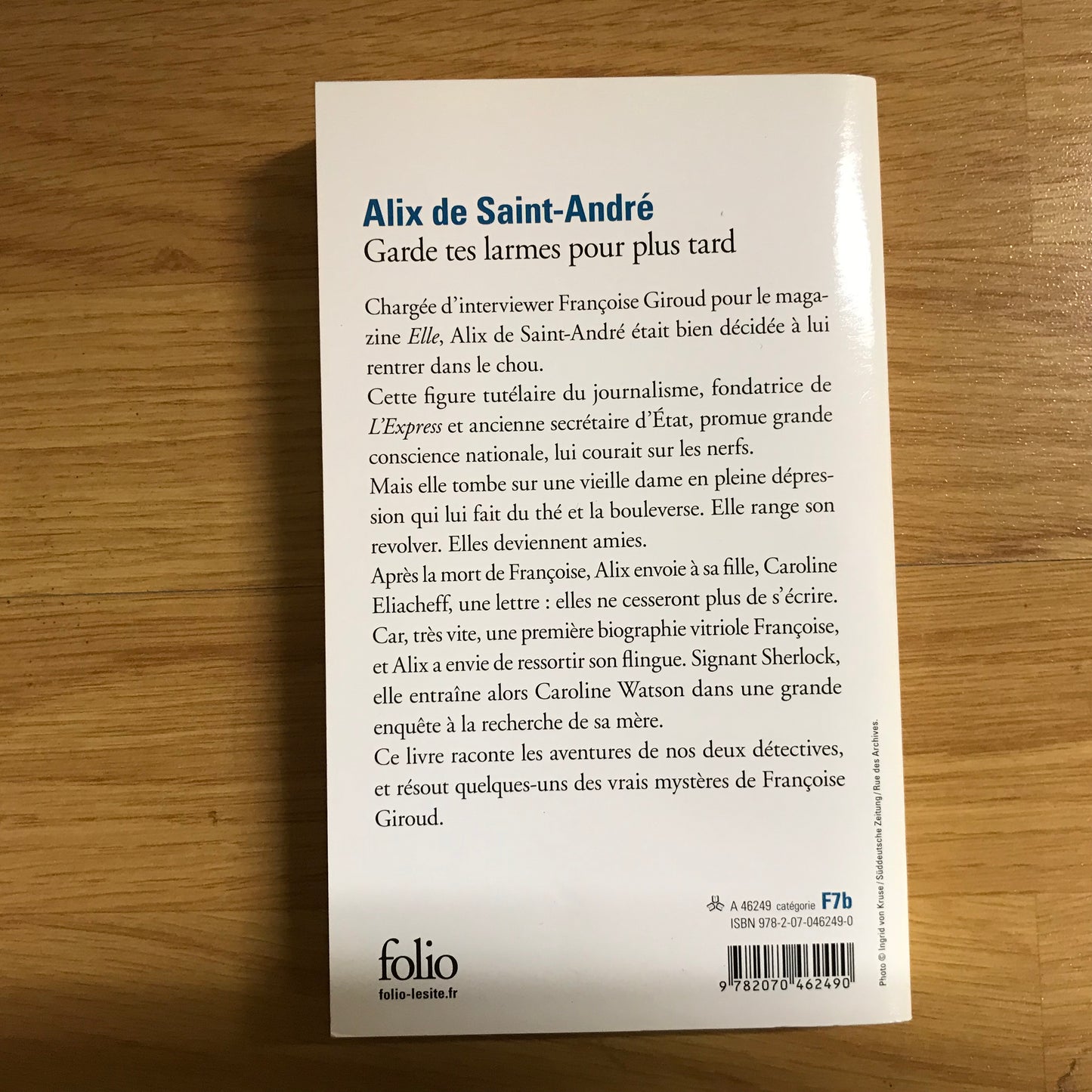 Saint-André de, Alix - Garde tes larmes pour plus tard