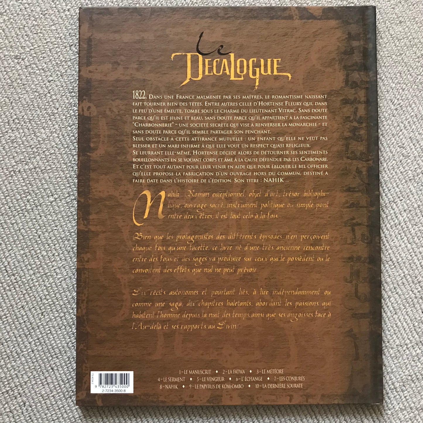 Le décalogue T07: Les conjurés - Faure & Giroud
