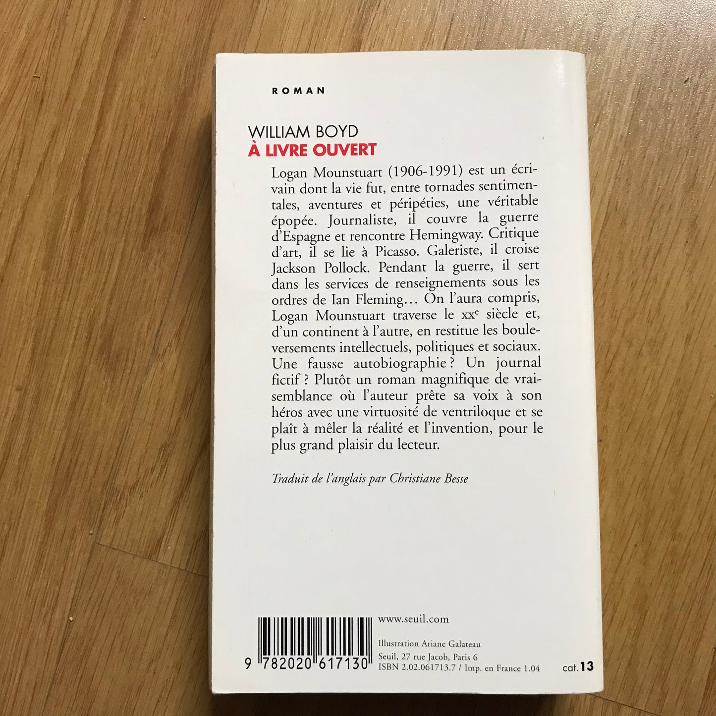 Boyd, William - A livre ouvert