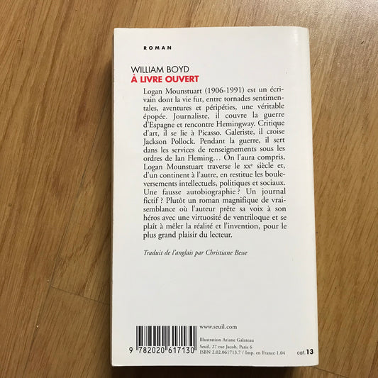 Boyd, William - A livre ouvert