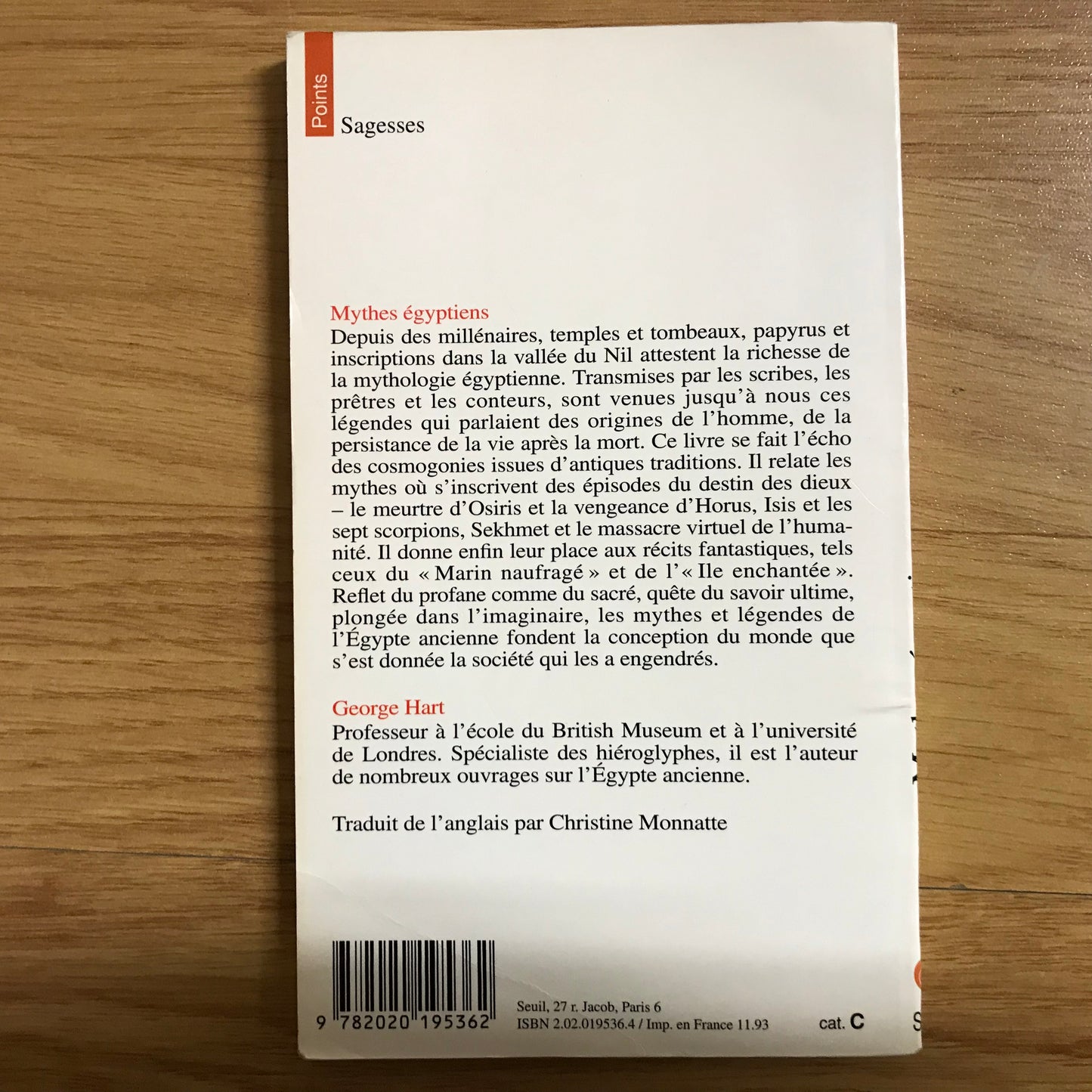 Hart, George - Mythes égyptiens