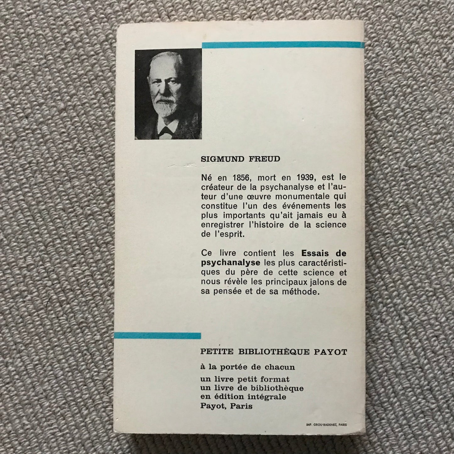 Freud, Sigmund - Essais de psychanalyse