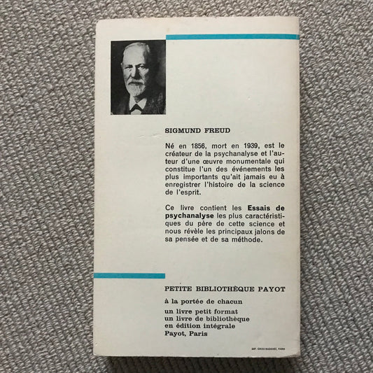 Freud, Sigmund - Essais de psychanalyse