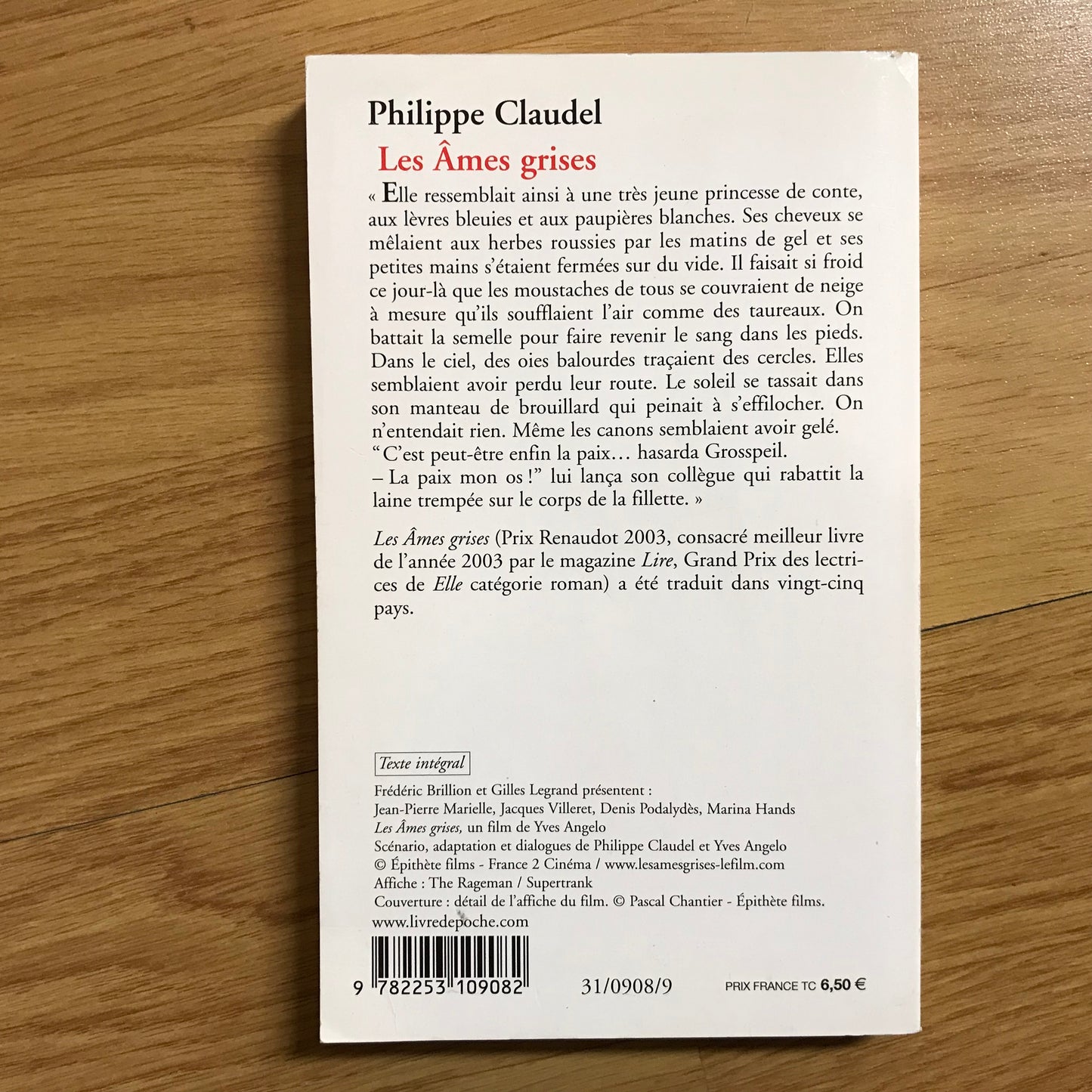 Claudel, Philippe - Les âmes grises