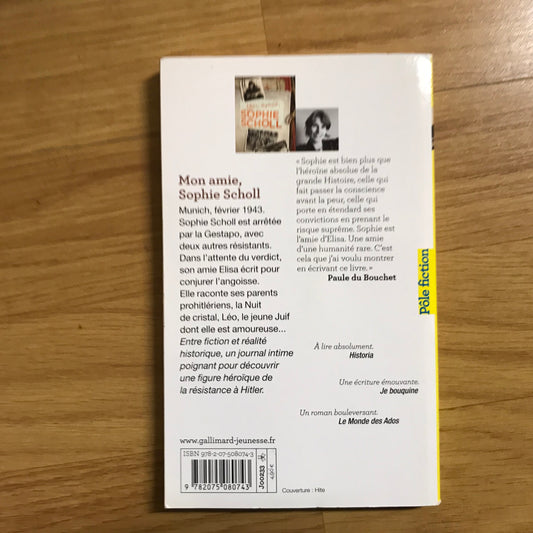 Bouchet du, Paule - Mon amie, Sophie Scholl