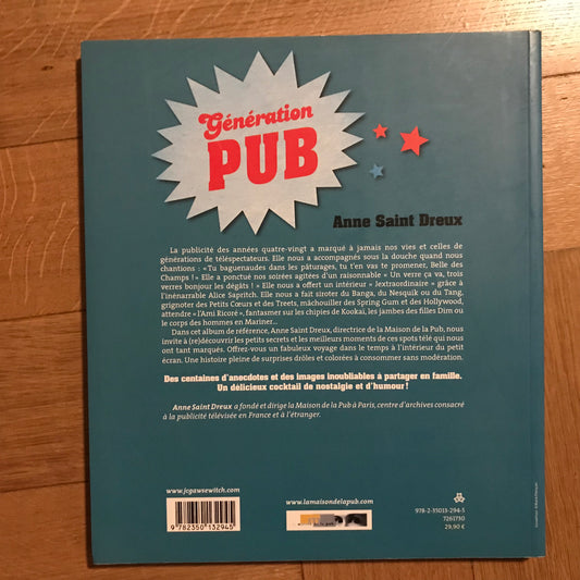 Saint Dieux, Anne - Génération pub, ces spots télé qui nous ont marqués