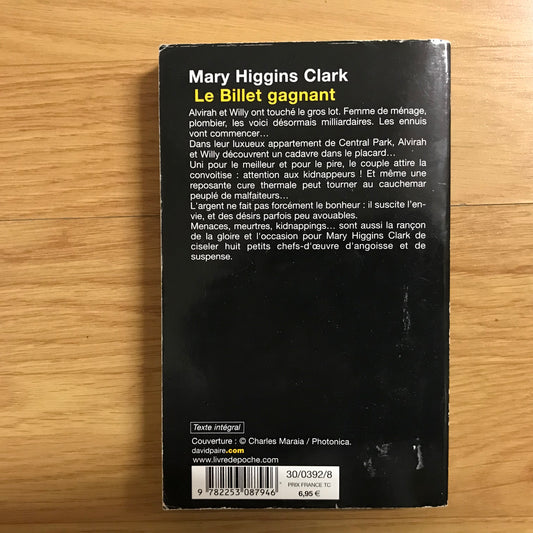 Higgins Clark, Mary - Le billet gagnant