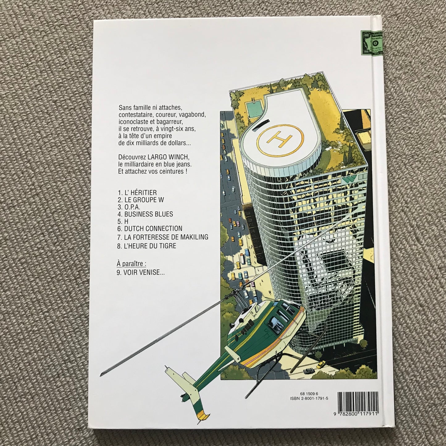 Largo Winch T01: L’héritier - Francq & Van Hamme