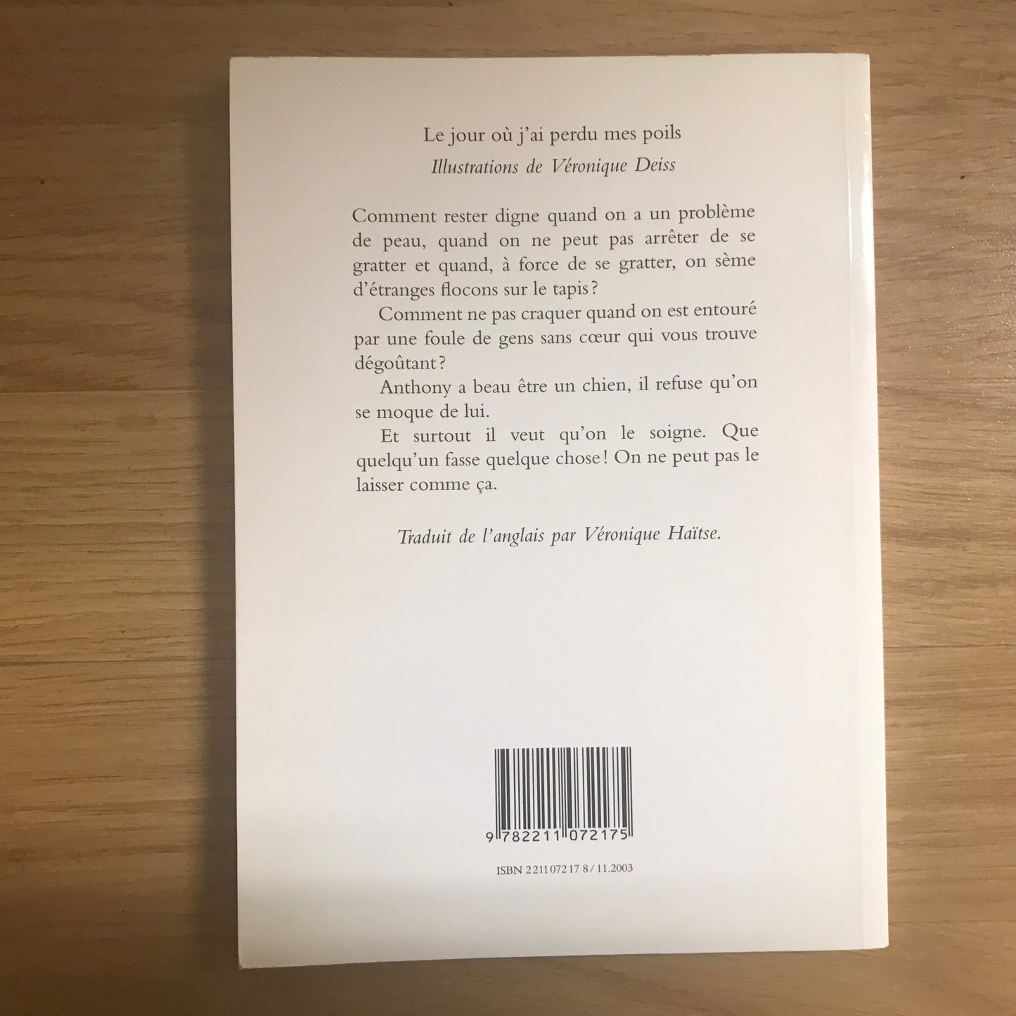 Fine, Anne - Le jour où j’ai perdu mes poils