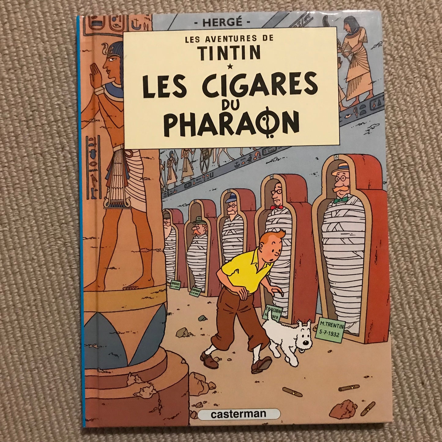 Tintin T04, Les cigares du pharaon - Hergé