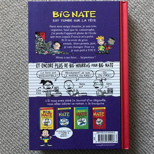 Big Nate T5, est tombé sur la tête - Peirce, L.