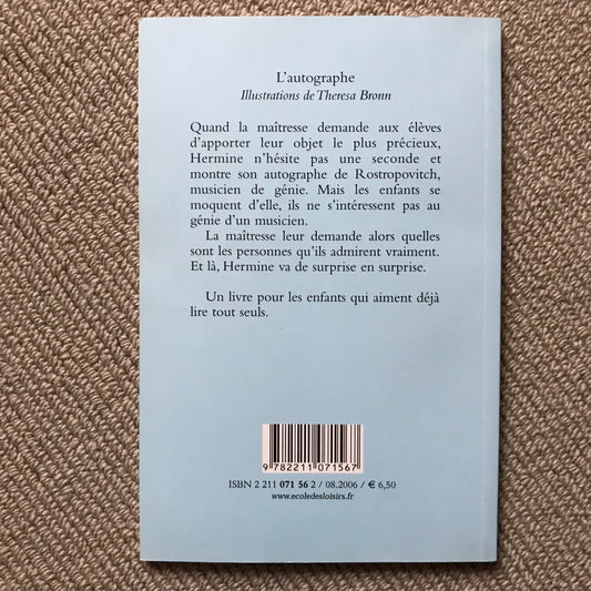 Morgenstern, Susie - L’autographe