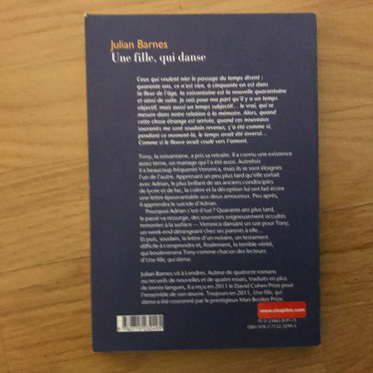 Barnes, Julian - Une fille, qui danse