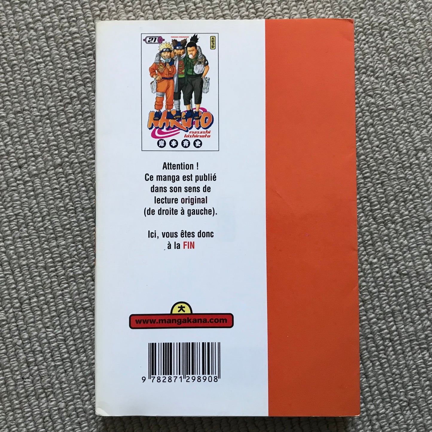 Naruto T21 - Masashi Kishimoto