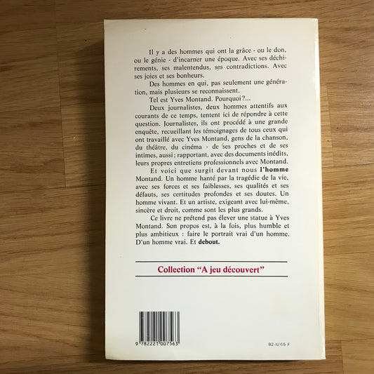 Yves Montand, Le chant d’un homme - R. Cannavo