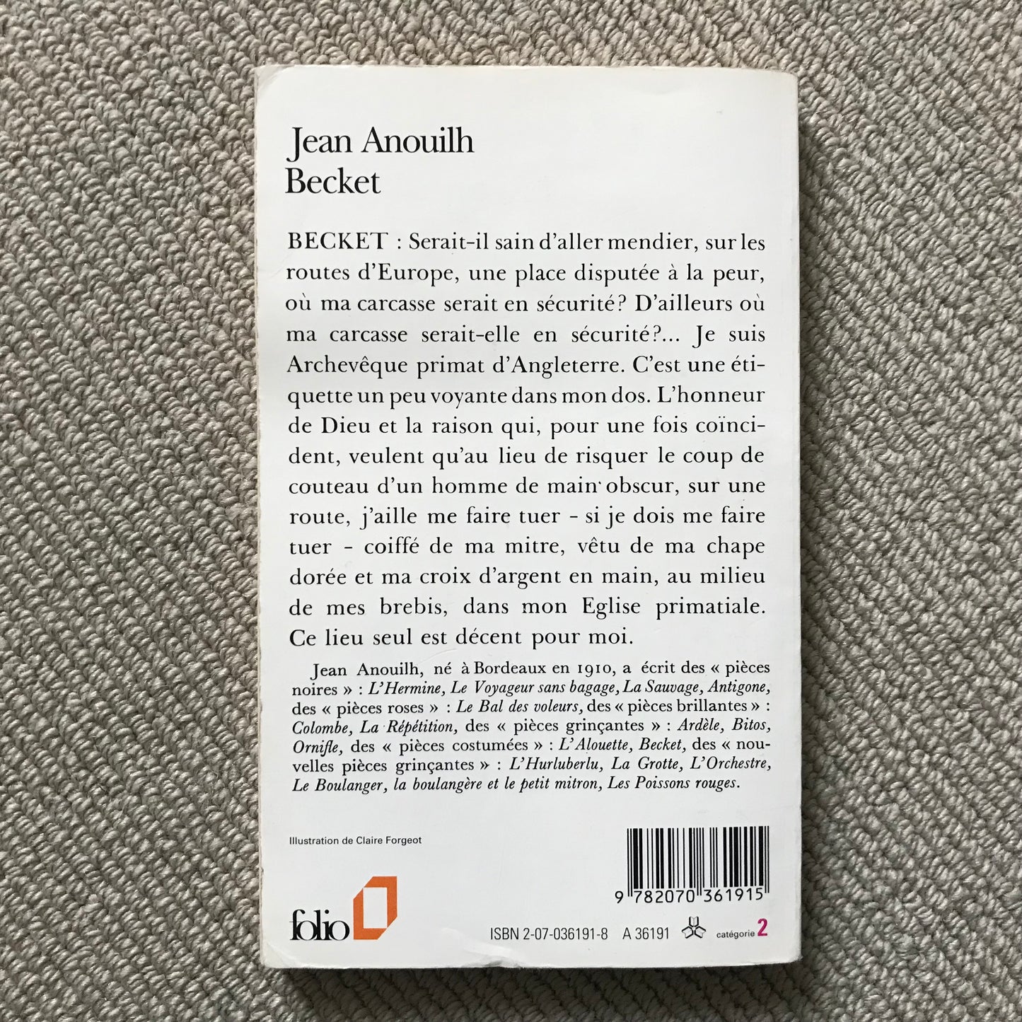 Anouilh, Jean - Becket