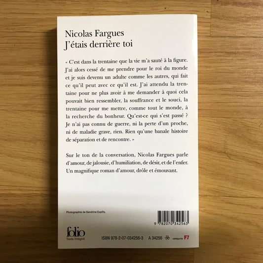 Fargues, Nicolas - J’étais derrière toi