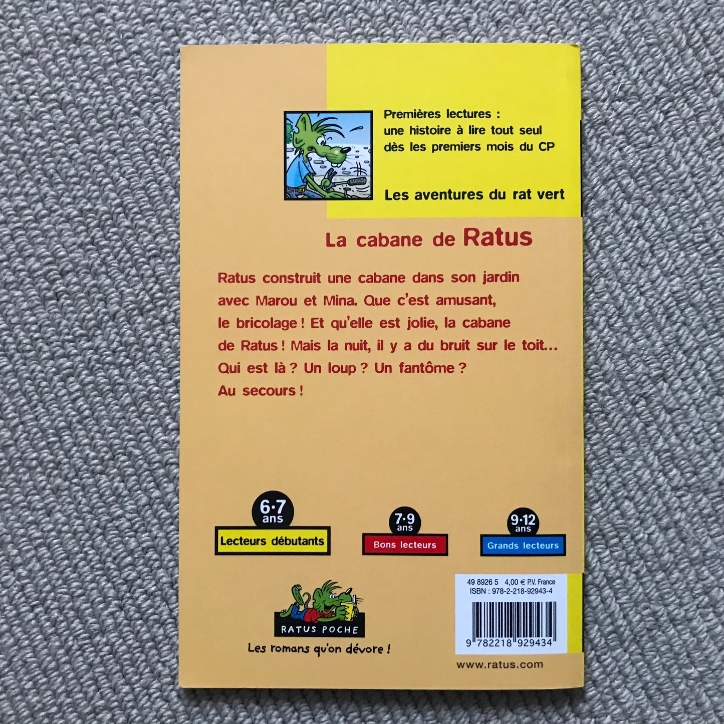 Ratus Poche: La cabane de Ratus - J. & J. Guion