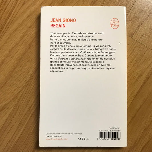 Giono, Jean - Regain