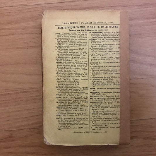 Larroumet, Gustave - Marivaux, sa vie et ses œuvres