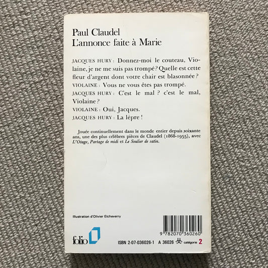 Claudel, Paul - L’annonce faite à Marie