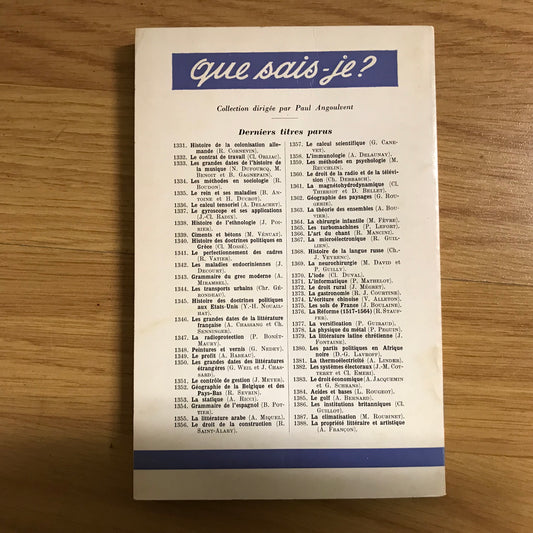 Que sais-je ? L’art et la littérature fantastiques - Louis Vax