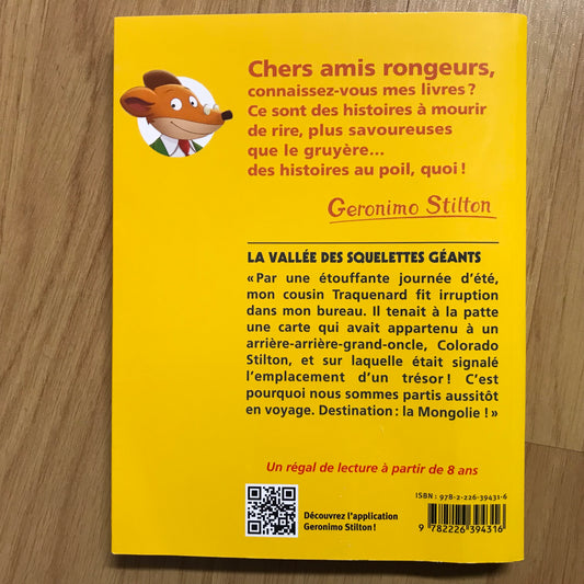 Geronimo Stilton 38: La vallée des squelettes géants