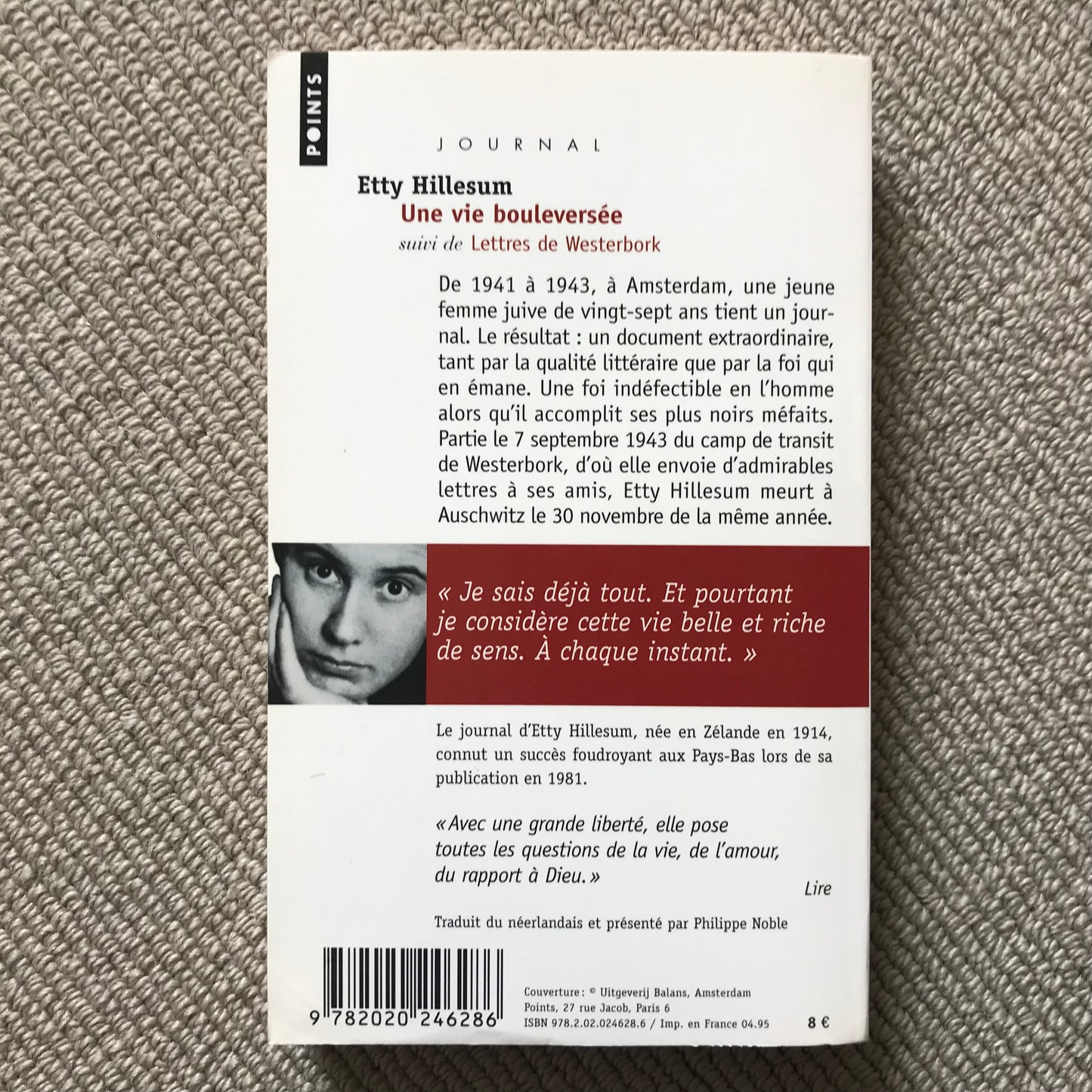 Hillesum, Etty - Une vie bouleversée