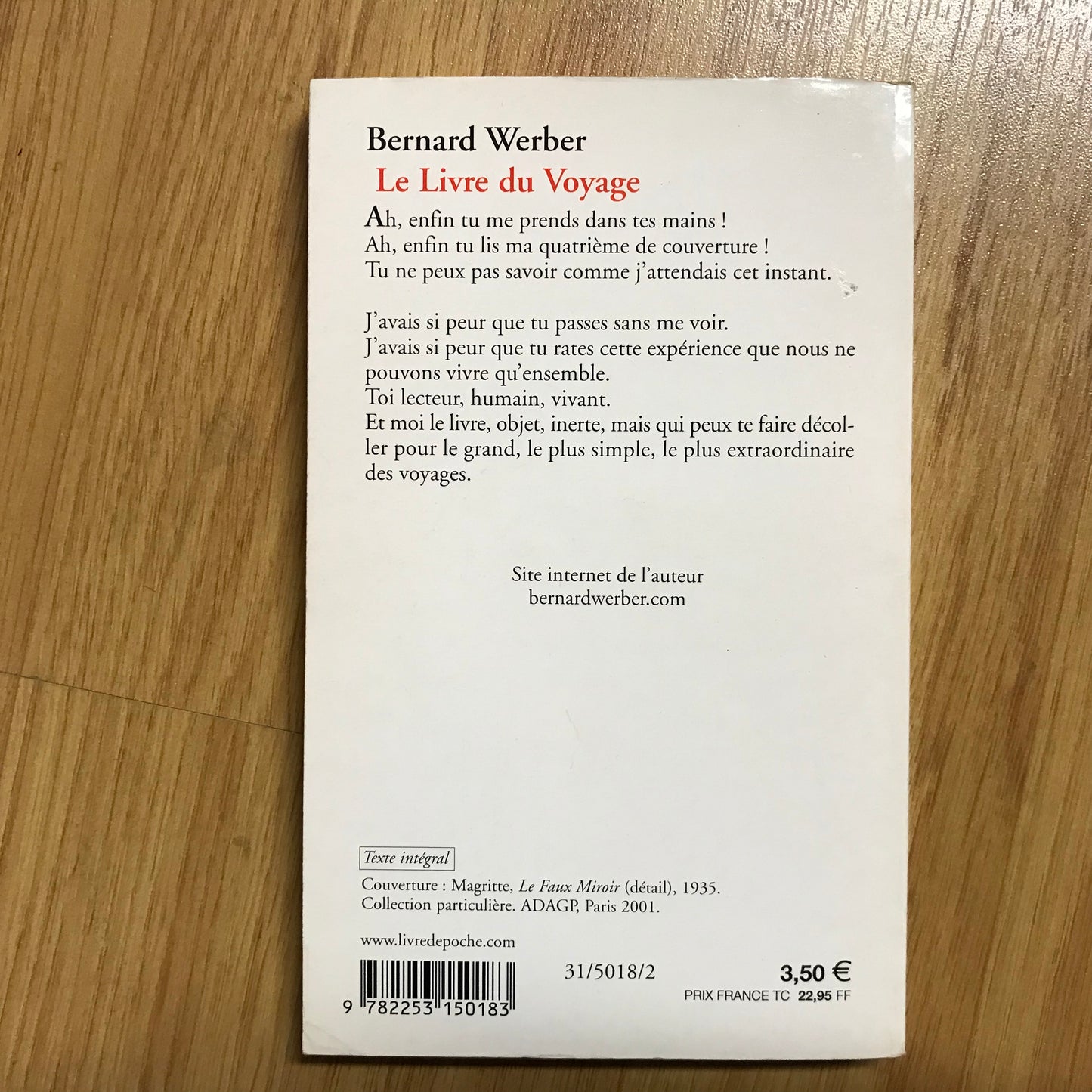 Werber, Bernard - Le livre du voyage