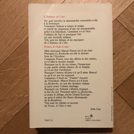 Cau, Jean - Proust, le chat et moi