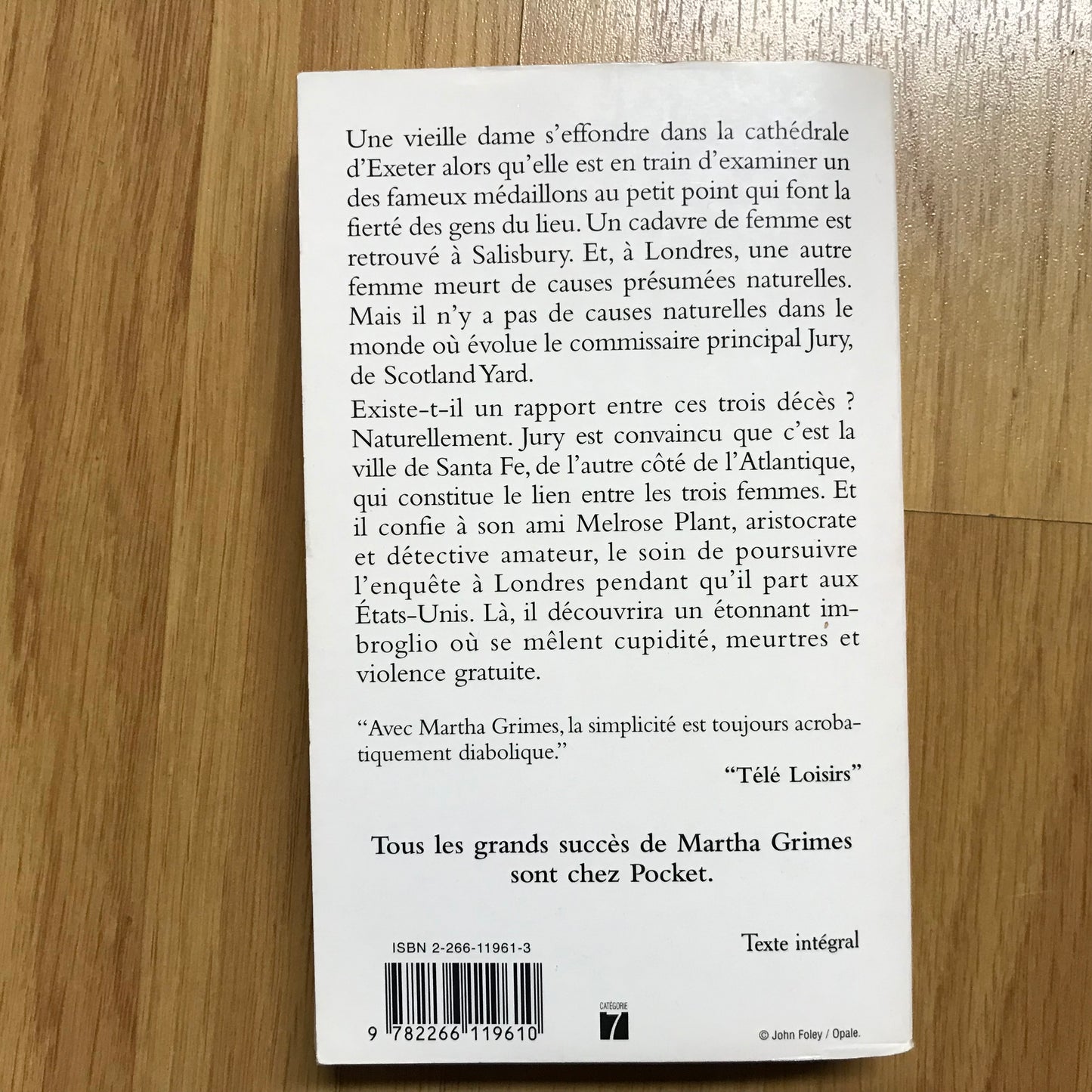 Grimes, Martha - L’affaire de Salisbury