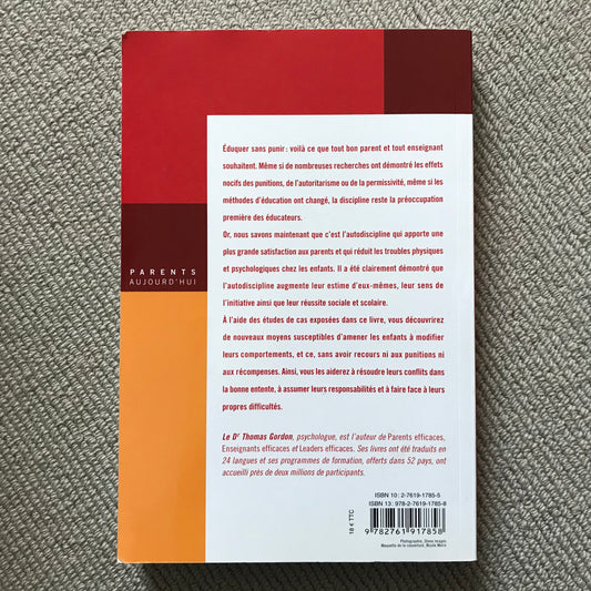 Éduquer sans punir, apprendre l’autodiscipline aux enfants - Dr T. Gordon