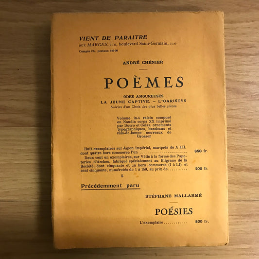 Presse et littérature - Cahier d’été 1929