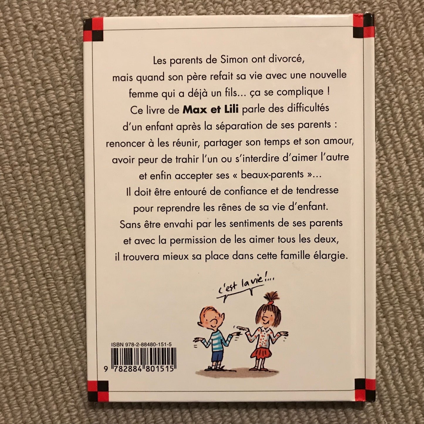 Max et Lili T72: Simon a deux maisons - Bloch & Saint Mars