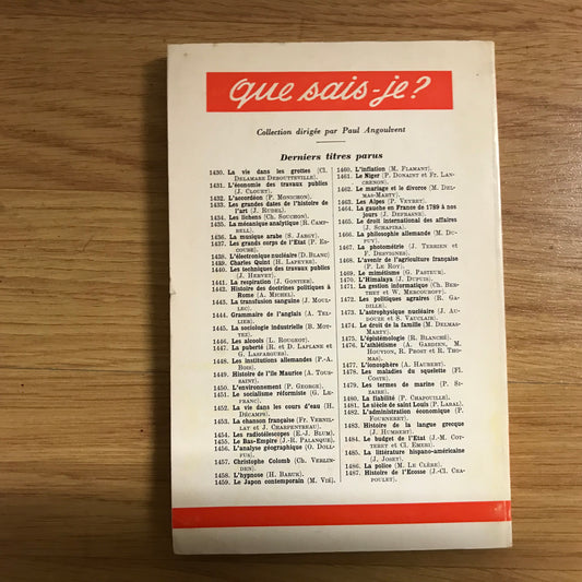 Que sais-je ? L’impressionnisme, Maurice Serullaz