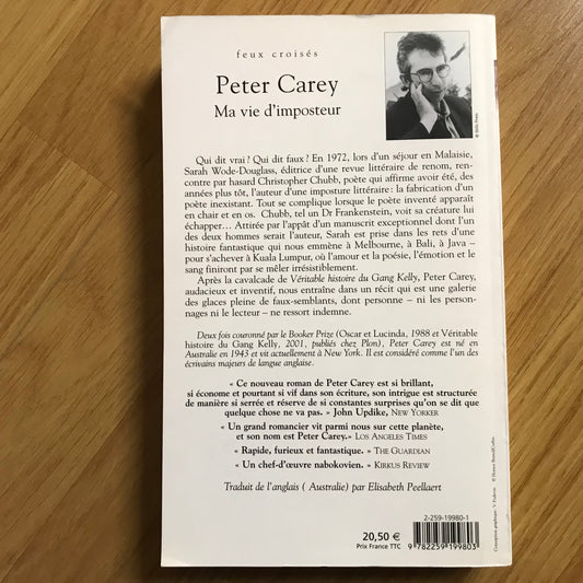Carey, Peter - Ma vie d’imposteur