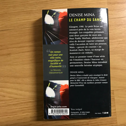 Mina, Denise - Le champ du sang