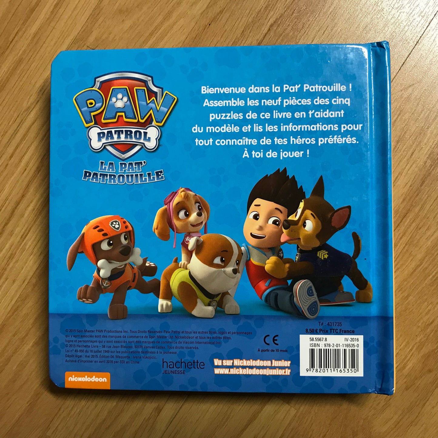 Pat’ patrouille - Mon petit livre puzzle