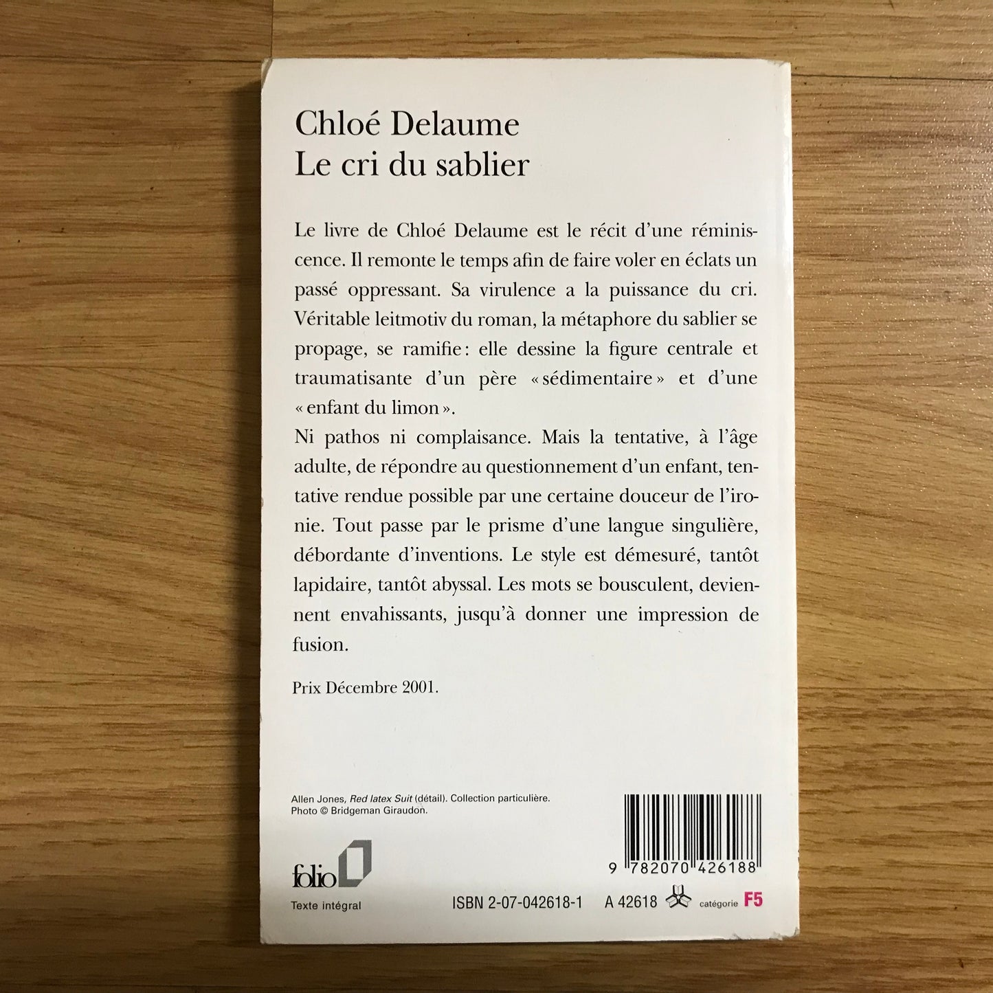 Delaume, Chloe - Le cri du sablier