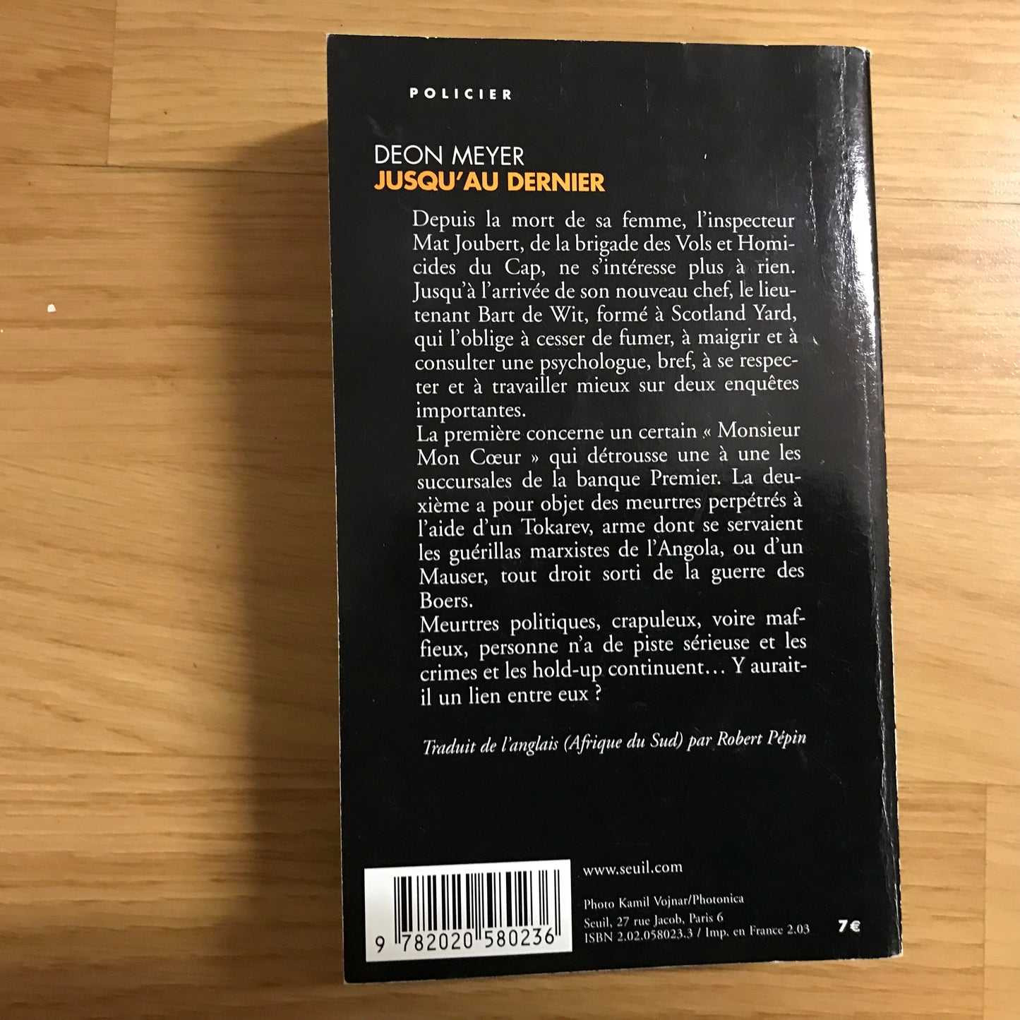 Meyer, Deon - Jusqu’au dernier