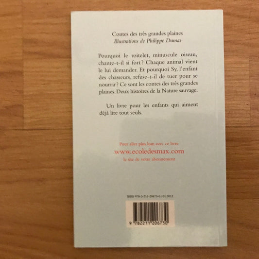 Chabas, Jean-François - Contes des très grandes plaines