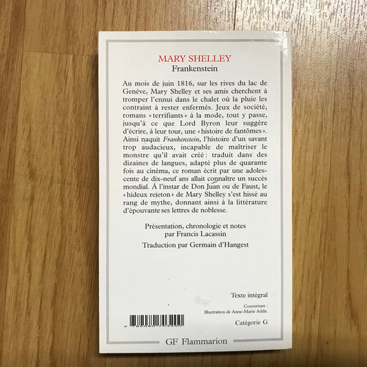 Shelley, Mary - Frankenstein