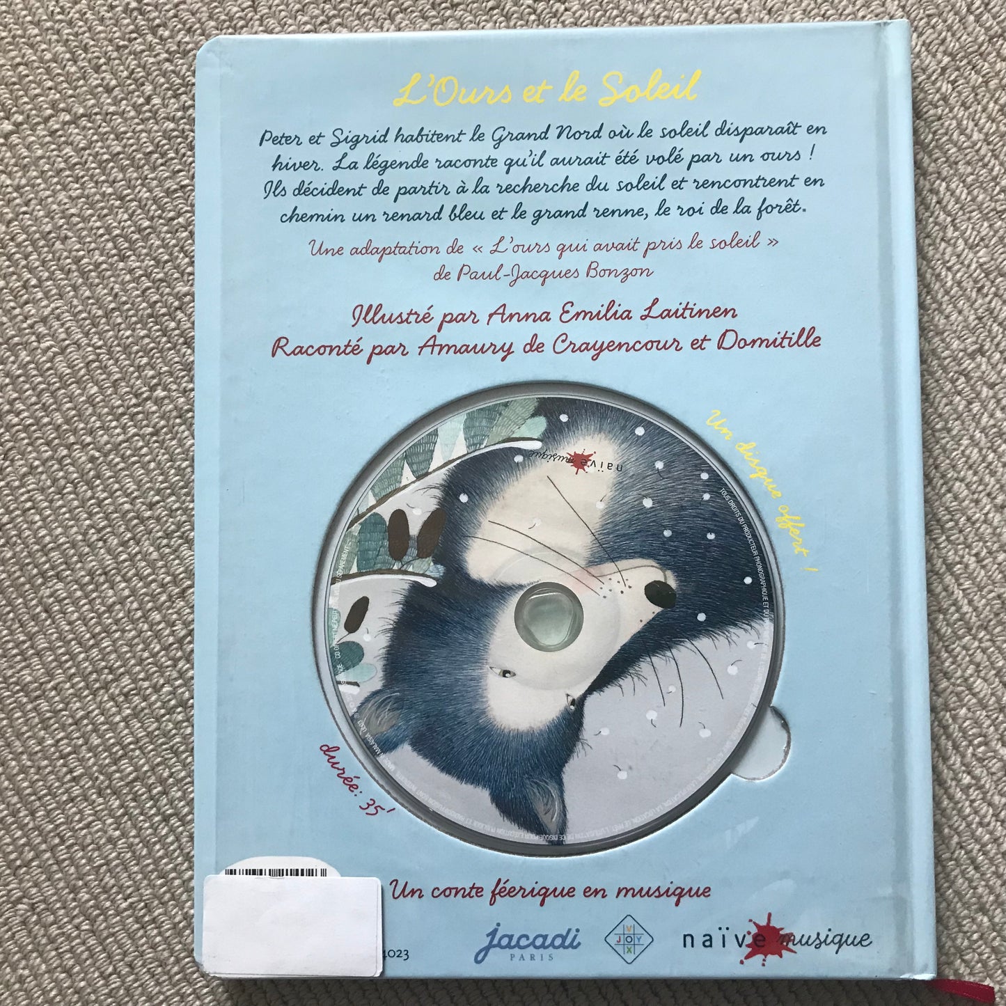 L’ours et le soleil - Domitille & Crayencour, A. (With CD)