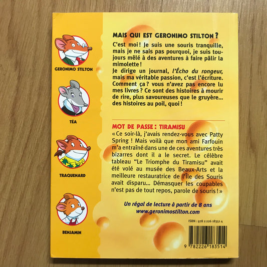 Geronimo Stilton 42: Mot de passe: Tiramisu