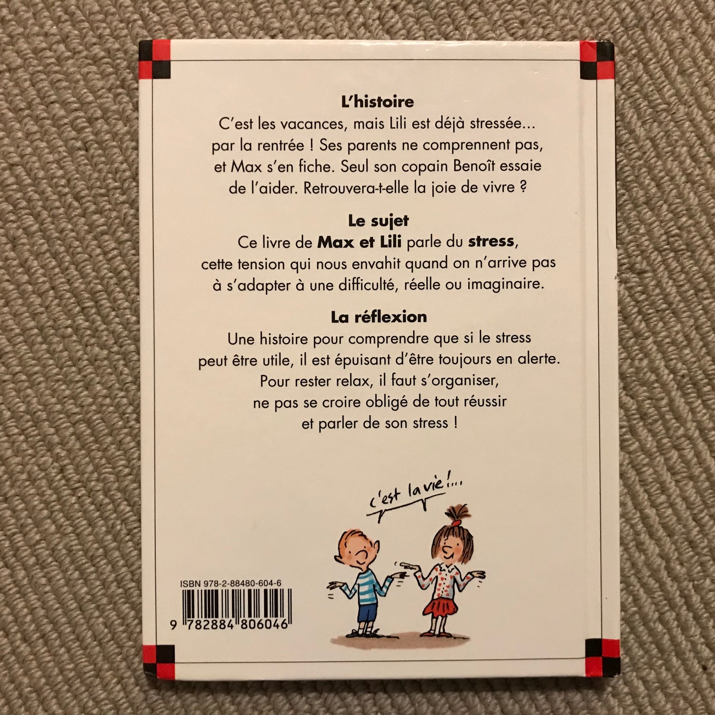 Max et Lili T97: Lili est stressée par la rentrée - Bloch & Saint Mars