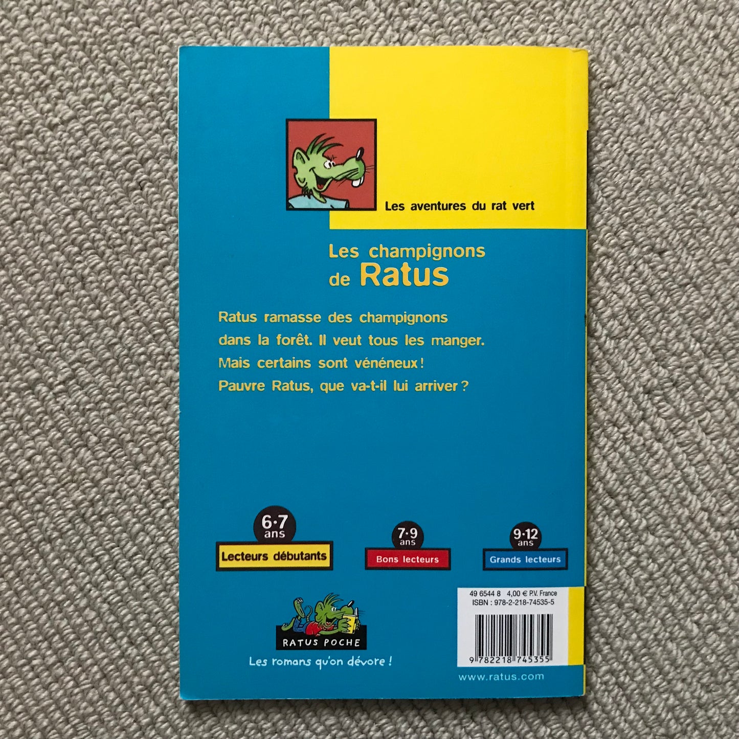Ratus Poche: Les champignons de Ratus - J. & J. Guion